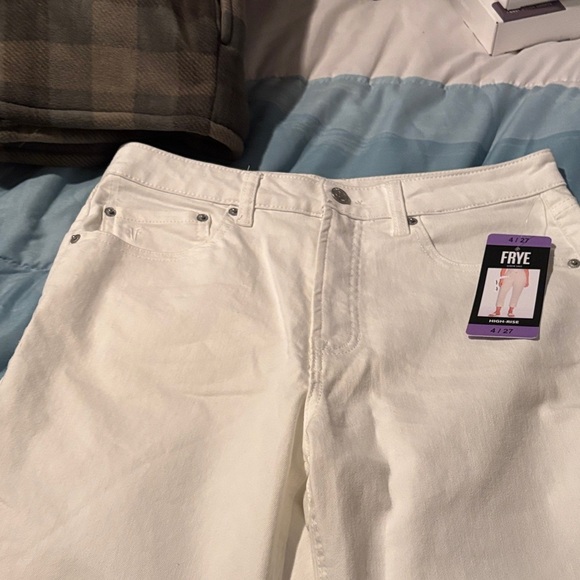 NWT Frye Women's high-rise cuffed crop jeans size 4/27 - Picture 6 of 6